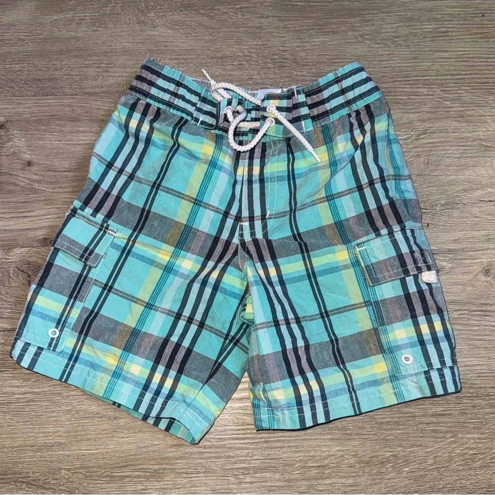 Old Navy Striped Shorts in Blue and Green